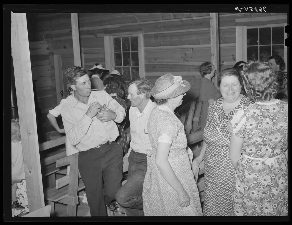 Group farm people community sing