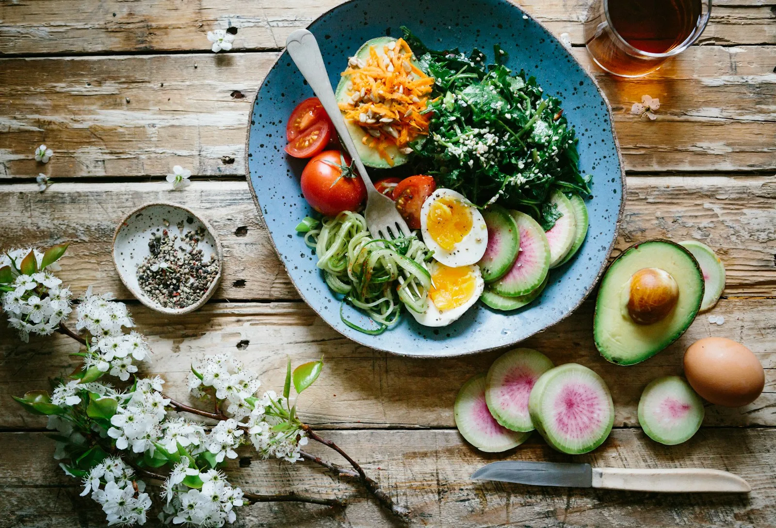 Healthy food and sports nutrition