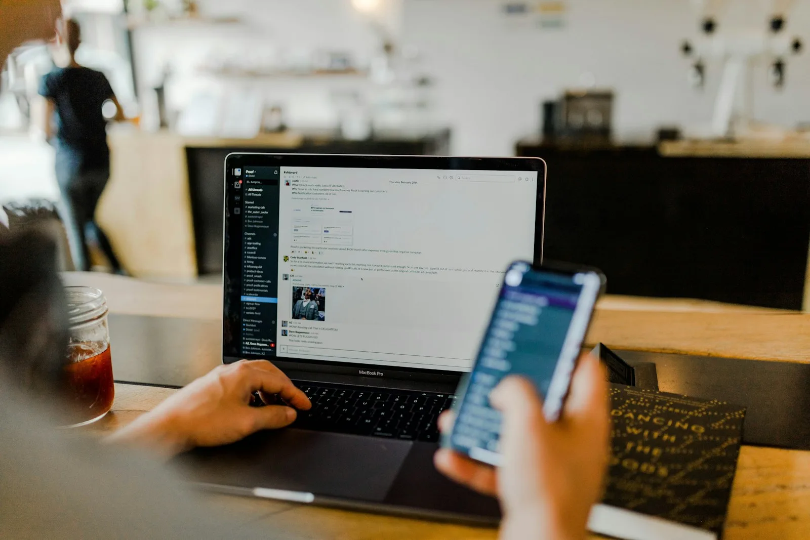 Cybersecurity data protection on a laptop